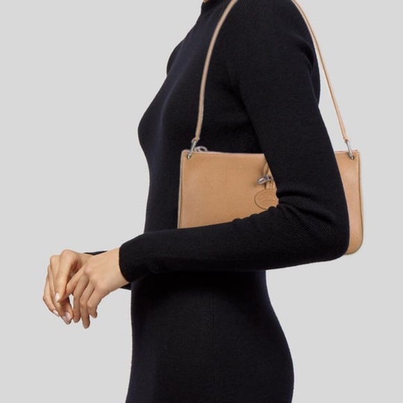 Vintage Leather Longchamp Shoulder Bag - Picture 3 of 11